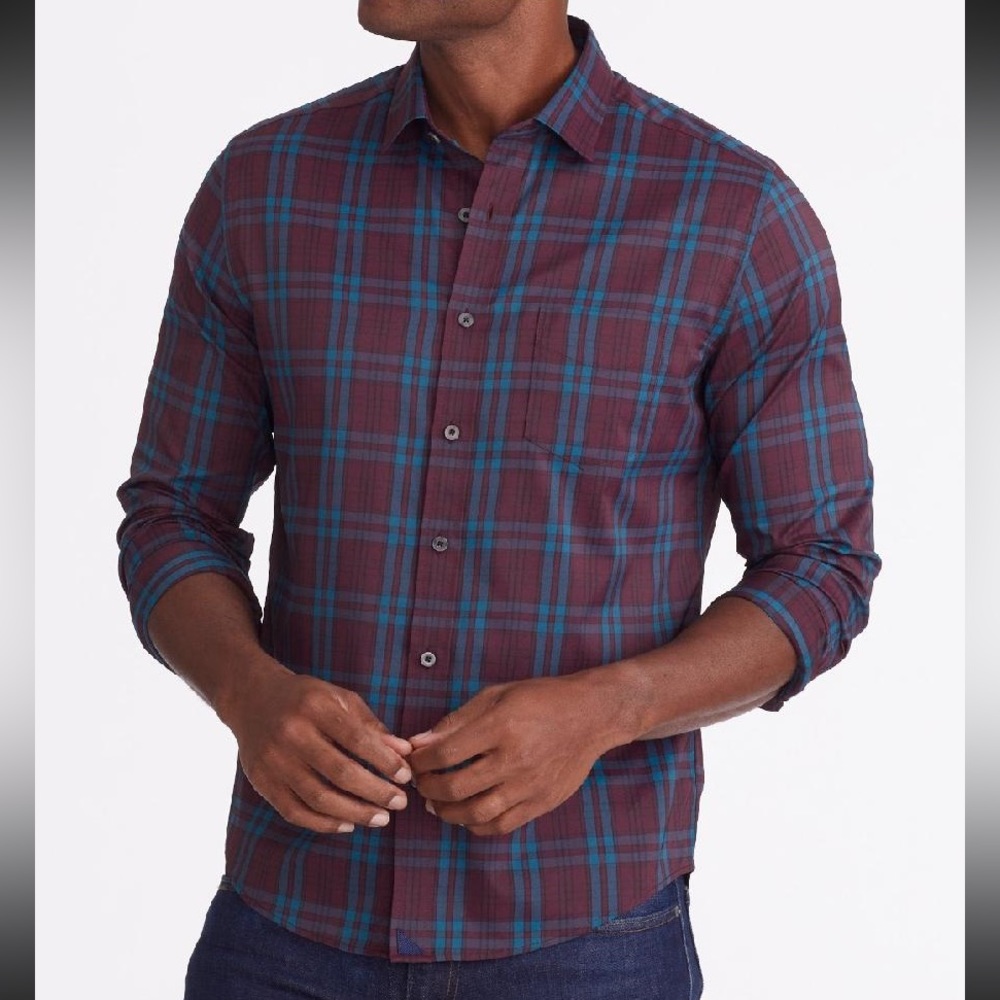 NWOT Untuckit Wrinkle Free Performance Lanza Shirt
